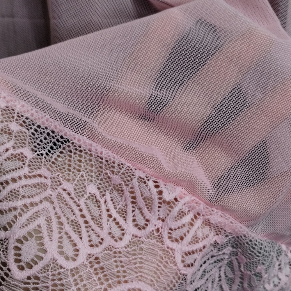 & Other Stories Blush Lace Slip Dress - Picture 4 of 5